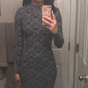 H&M sparkly mini dress